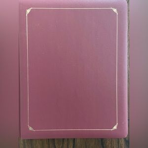Creative Memories Album 12x15 Maroon- opened with 13 pages- stored- great shape
